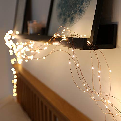 200 LED Diamond Curtain String Light with Remote Control
