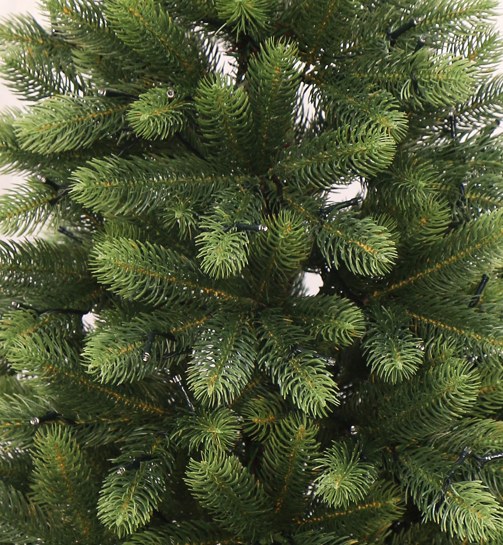 3 Foot The Most Realistic Tabletop Little Spruce Christmas Tree with LED Lights