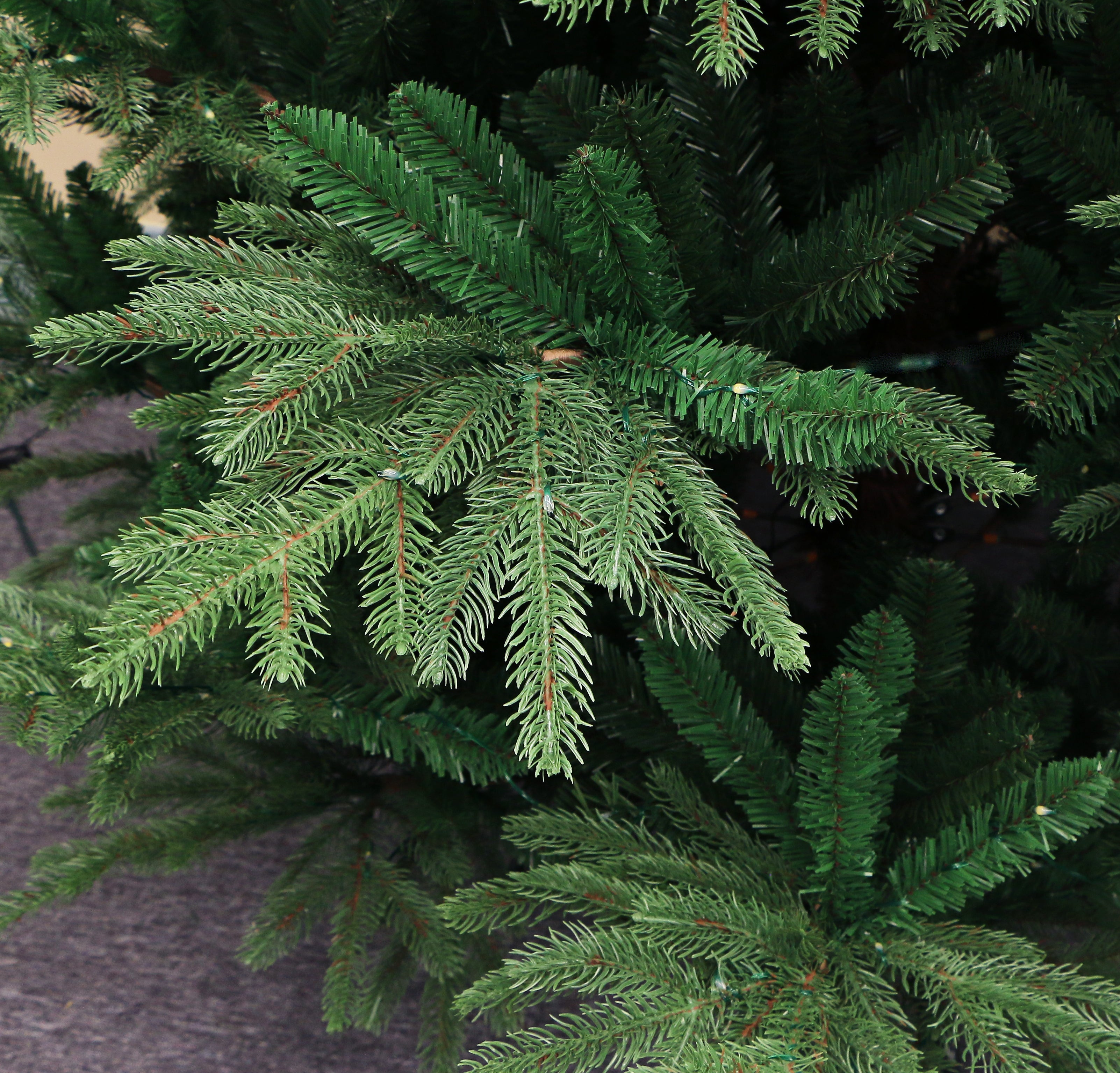 Rocky Mountain Fir Wide Artificial Christmas Tree Unlit