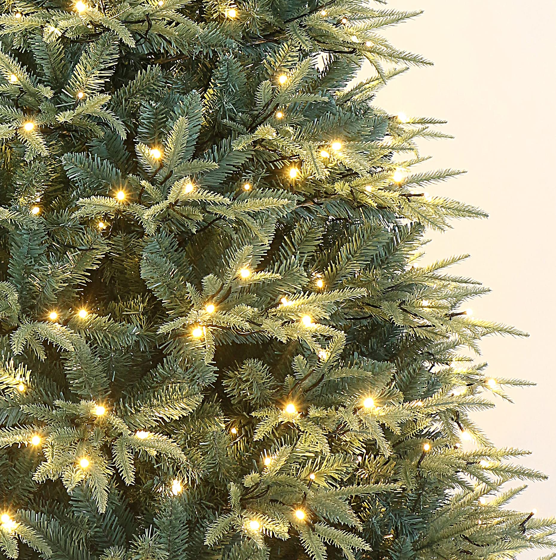 Colorado Icy-Blue Spruce Christmas Tree Pre-lit with LED Lights