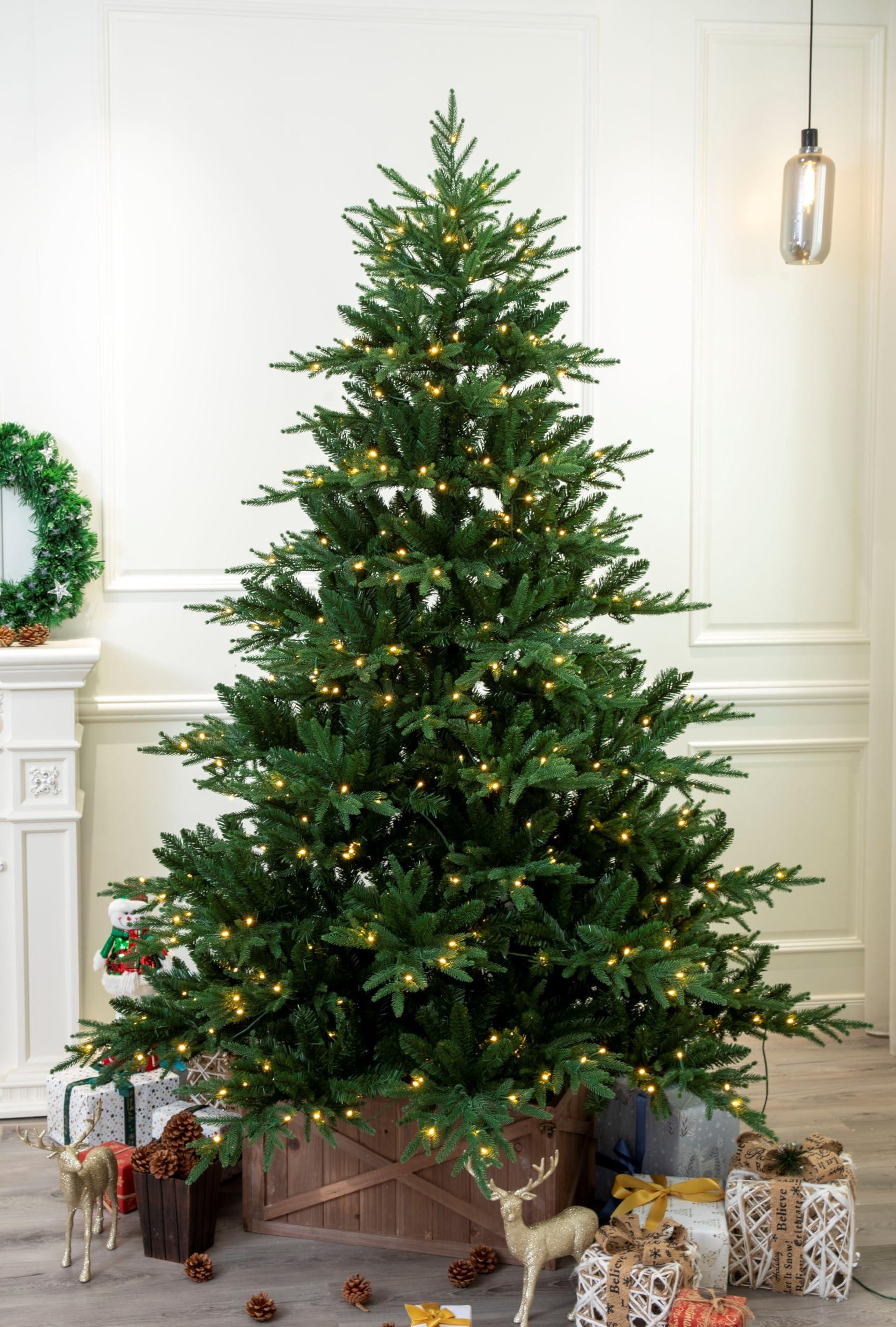 Full Shape Nordmann Fir Christmas Tree Unlit