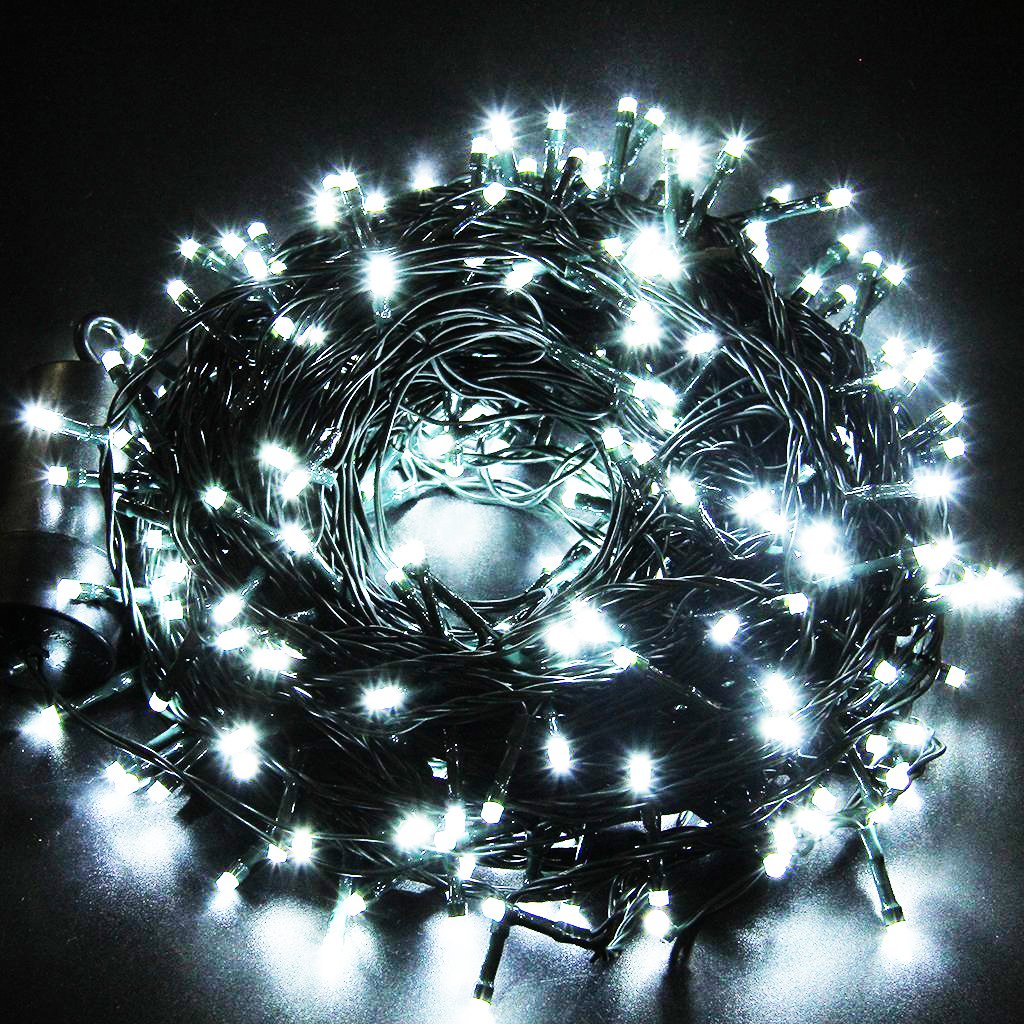 200T/65ft Indoor Outdoor Christmas Light/LED String Light (Warm White 200L)