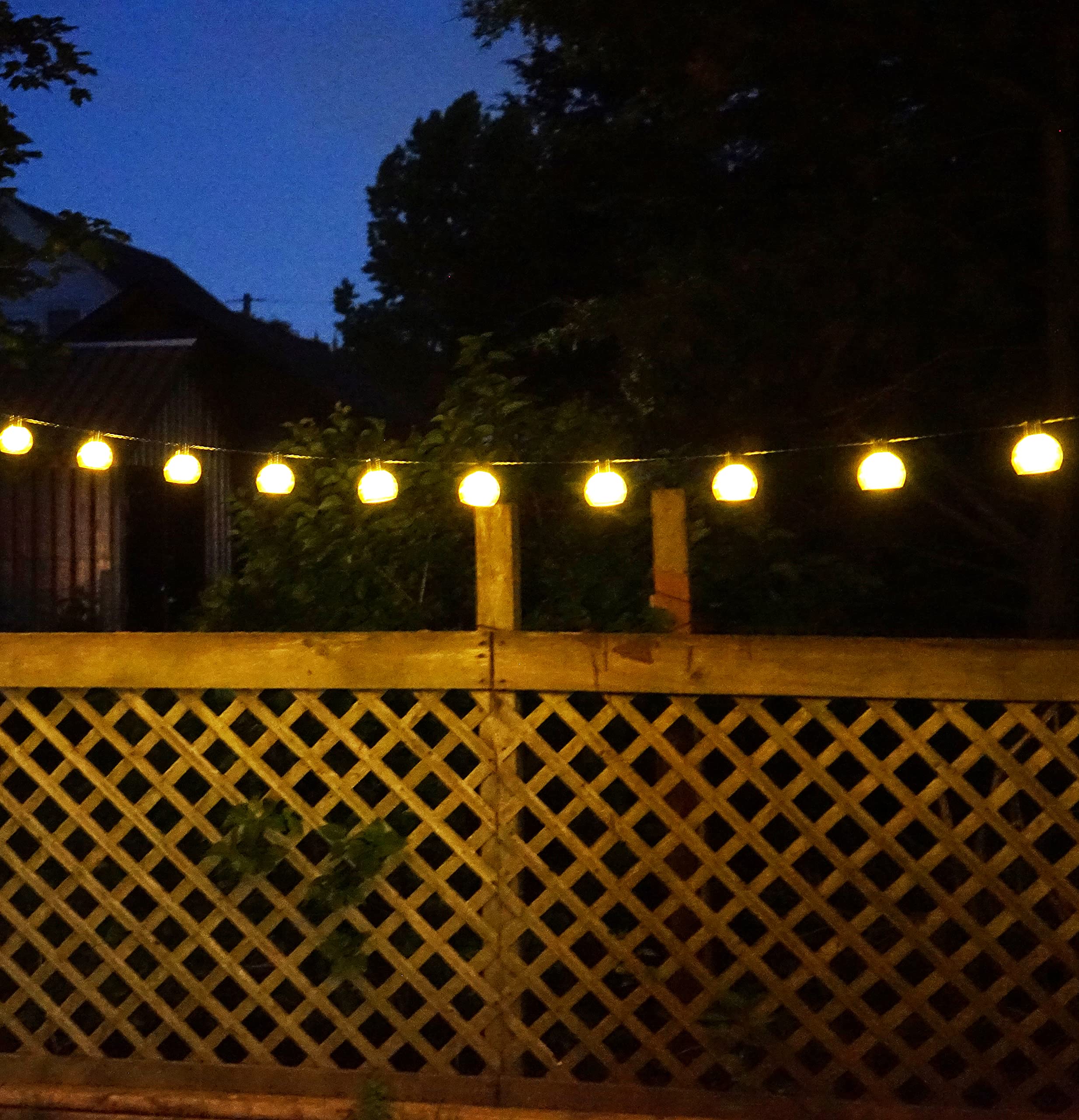 Lightz LED Solar Powered Outdoor String Lights