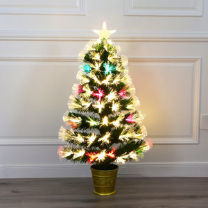 Firework LED Fiber Optic Christmas Tree