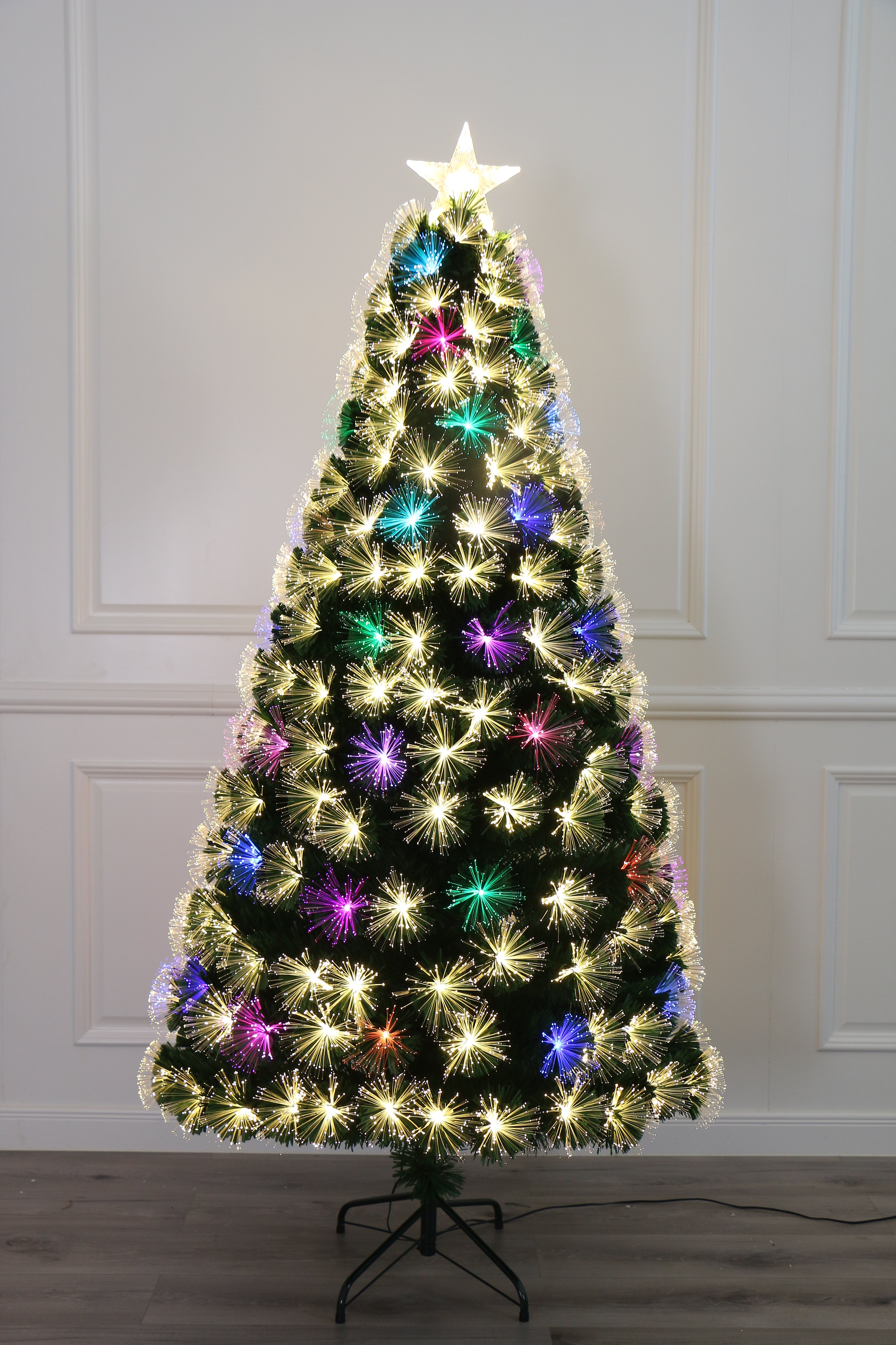 Firework LED Fiber Optic Christmas Tree