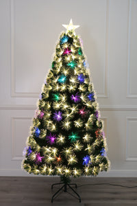 Firework LED Fiber Optic Christmas Tree