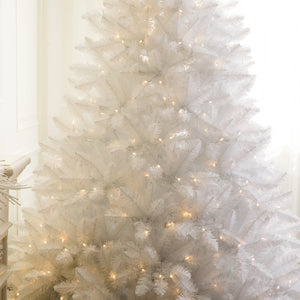 Sparkle White Christmas Tree with LED Light Full Shape