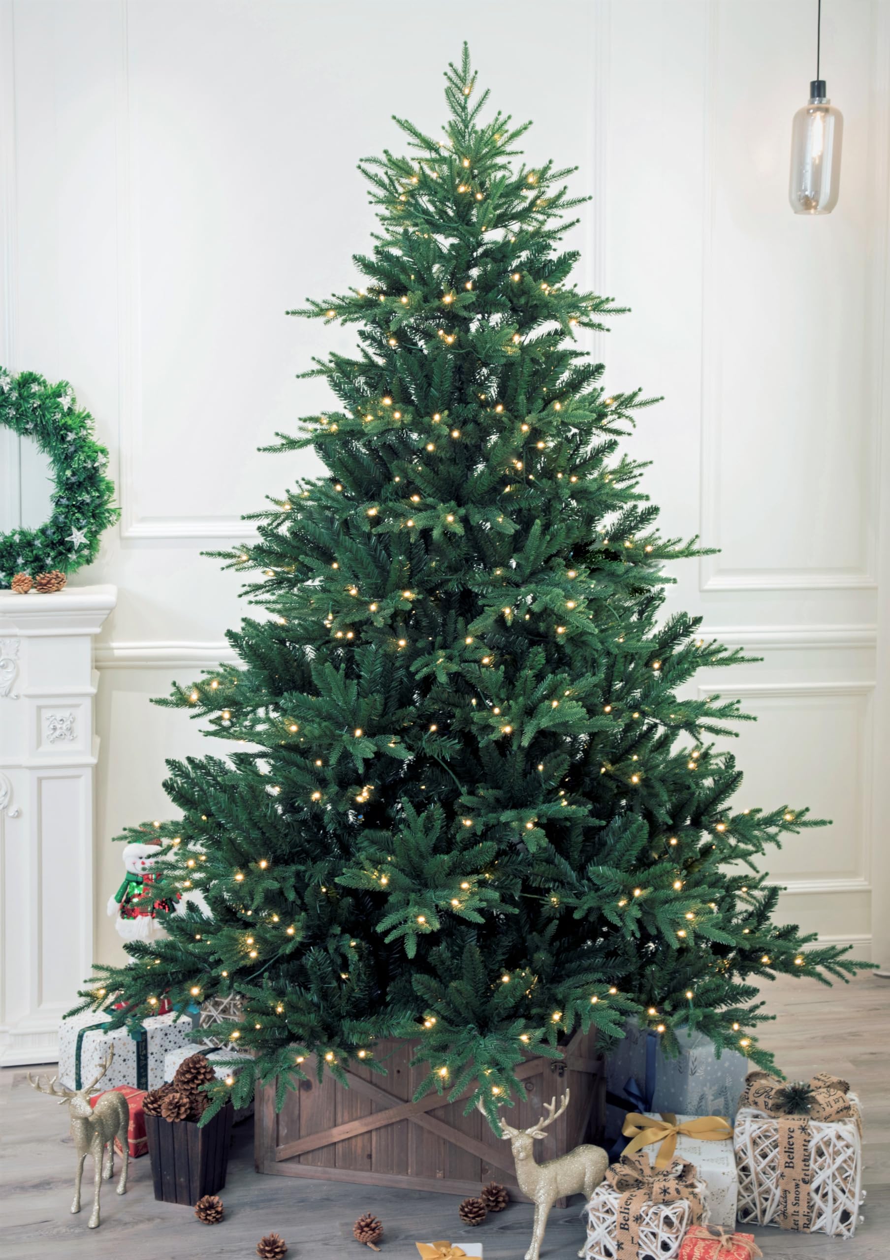 7' Fine Shape Nordmann Fir Christmas Tree (7ft Unlit)