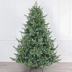 Western Mountains Blue Spruce Christmas Tree Pre-lit With Dual-color Lights