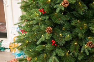 Slim Scotch Pine Christmas Tree Pre-lit