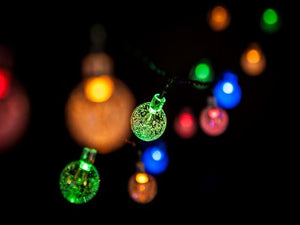 100LED/33ft Crystal Ball Energy efficient Indoor Outdoor Waterproof Globe LED String Lights Patio, Lawn & Garden String Lights, Party/Wedding Lights (Multi-Color)