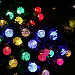 100LED/33ft Crystal Ball Energy efficient Indoor Outdoor Waterproof Globe LED String Lights Patio, Lawn & Garden String Lights, Party/Wedding Lights (Multi-Color)