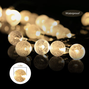 100LED/33ft Crystal Ball Energy efficient Indoor Outdoor Waterproof Globe LED String Lights Patio, Lawn & Garden String Lights, Party/Wedding Lights (Multi-Color)