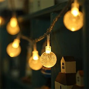 100LED/33ft Crystal Ball Energy efficient Indoor Outdoor Waterproof Globe LED String Lights Patio, Lawn & Garden String Lights, Party/Wedding Lights (Multi-Color)