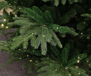 Rocky Mountain Fir Wide Artificial Christmas Tree Pre-lit
