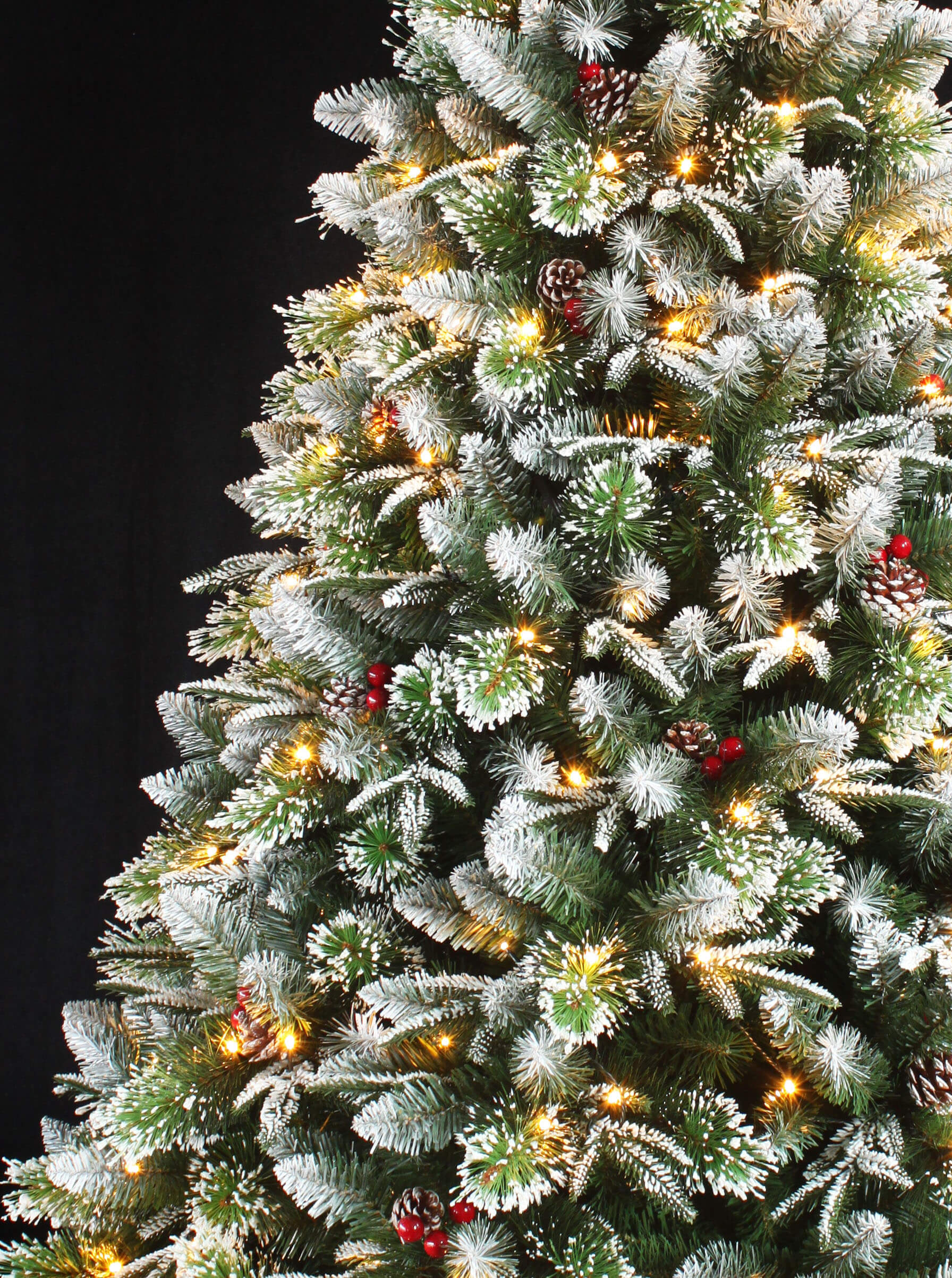 Super Dual Frosted Pine Christmas Tree