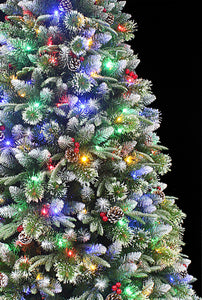 Super Dual Frosted Pine Christmas Tree