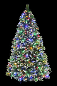 Super Dual Frosted Pine Christmas Tree