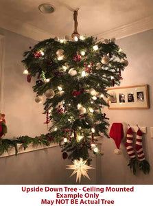 4-Ft National Pine Mix Upside-down Pre-lit Christmas Tree